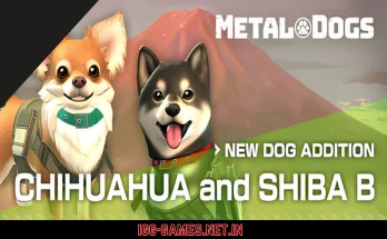 METAL DOGS NEW DOG ADDITION Chihuahua and Shiba B gg -games
